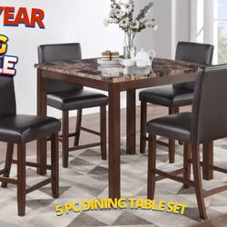 5 Pc Dining Table Set 