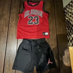 Air Jordan basketball jersey and shorts