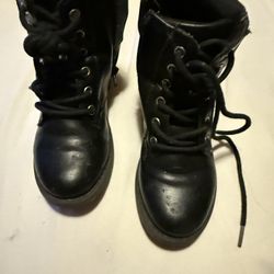 Girls Combat Boots 