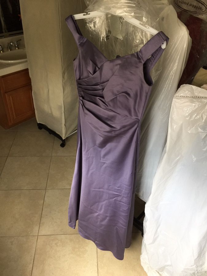 Alfred Angelo Victorian lilac purple prom dress bridesmaid dress evening gown size 2