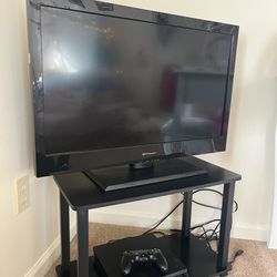 PS4 With New Controller And 32” Tv 