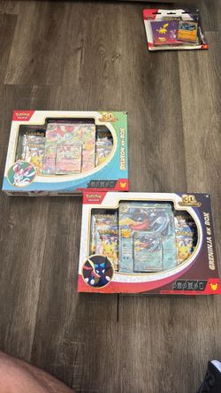 Pokemon 30th celebration Greninja EX Box & Sylveon EX Box