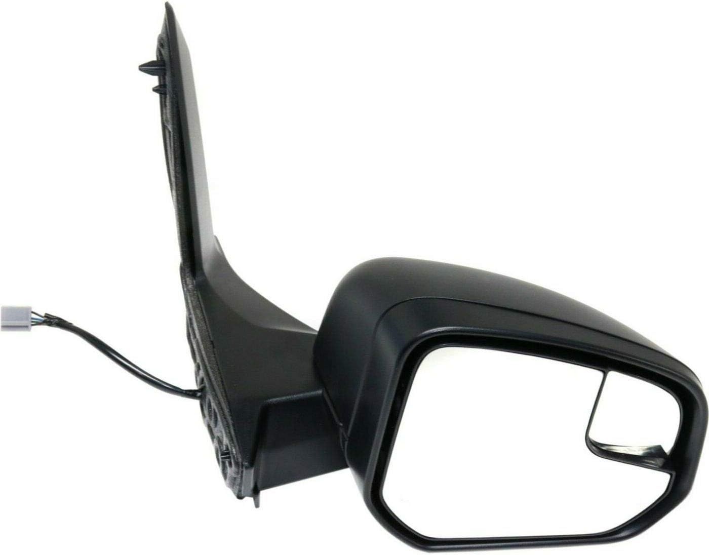 Passenger Right Replacement Mirror Small Housing With Power & Heated Glass and Mnual Folding Fit Ford Transit Connect XL,XLT and TITANIUM From 2014-on