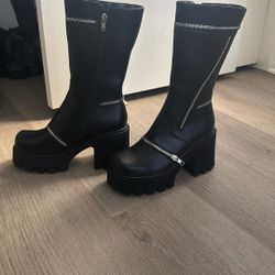 Black Combat Boots
