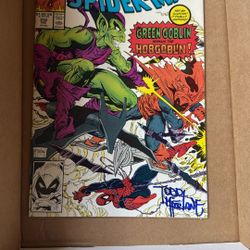 AMAZING SPIDER-MAN #312 (1989) – SIGNED BY TODD McFARLANE – NEAR MINT