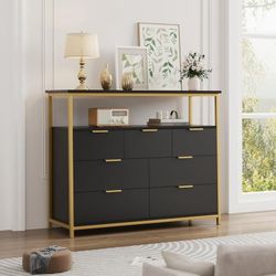 7 Drawer Dresser Storage Dresser Entryway Storage 