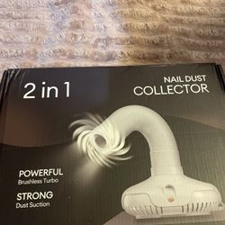 New 2 in 1 Nail Dust Collector