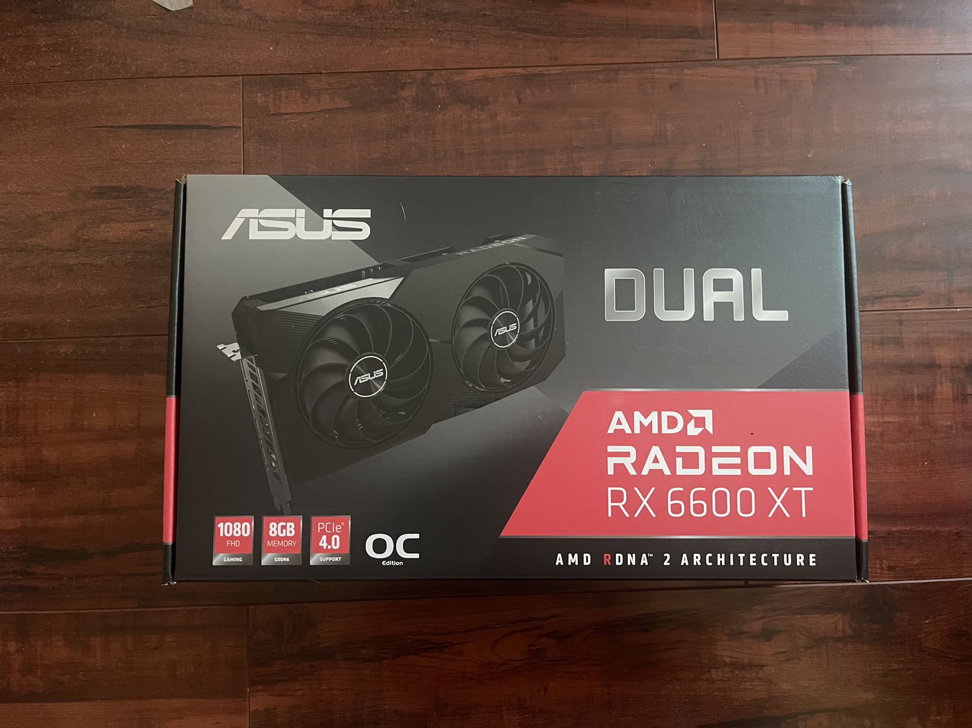 ASUS Dual AMD Radeon RX 6600 XT OC Edition