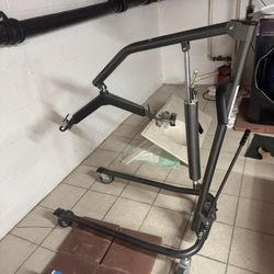 Drive Medical 13023SV Hydraulic Patient Lift w/ 6 Point Lift Cradle, Sling VGC