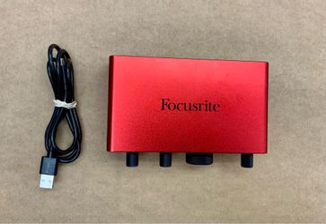 Focusrite Scarlett 2i2 Studio 4th Gen Audio Interface USB Studio Record Music Recording Jazz Rock Blues Country Instrument Producer Tune Gain Preamp