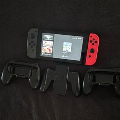 NINTENDO SWITCH + MARIO KART 8 DELUXE + 128 GB MICRO SD