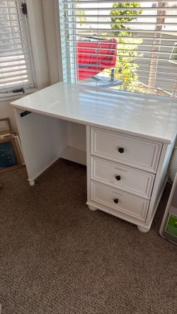 White desk