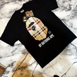 Burberry X Bape Shirt size L