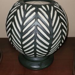 Vase Designer Style Decorative Black and White Ceramic