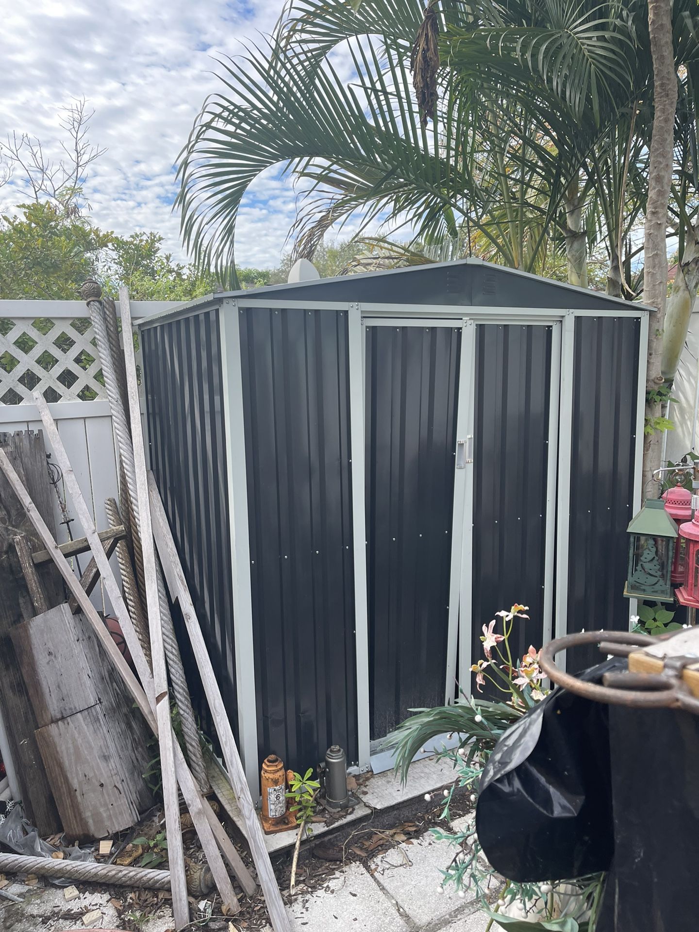 10ftx6ft Metal Shed