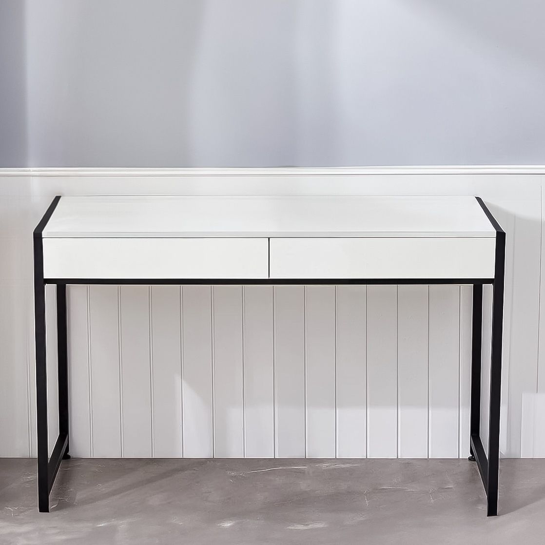 Small Work Desk With Drawers | Small Vanity Desk