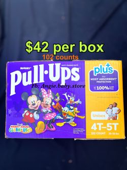 Pull ups size 4-5T