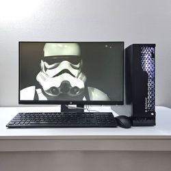 Intel i5 "Dark Storm" FAST Gaming PC - Nvidia P620, 16GB RAM, SSD, 1.25TB, Kb&M!