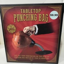 Tabletop Punching Bag NEW 