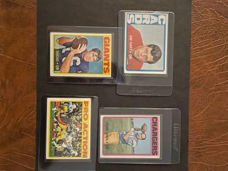 1972 Topps Football QBs