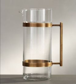 Bleecker Bar Martini Pitcher, Pottery Barn Carafe, New, Wrapped