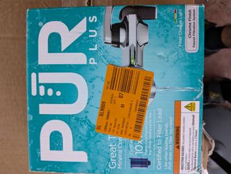 PUR Plus Chrome Faucet Filtration System