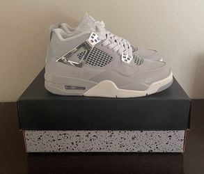 WMNS AIR NORFAN 4 RETRO LT IRON ORE/SAIL-NETRALGREY 