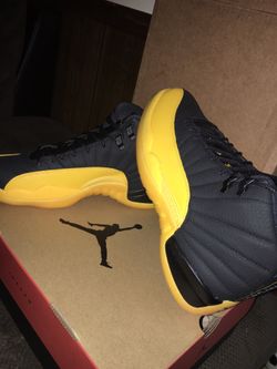 Size 9 “University Gold” Jordan 12!
