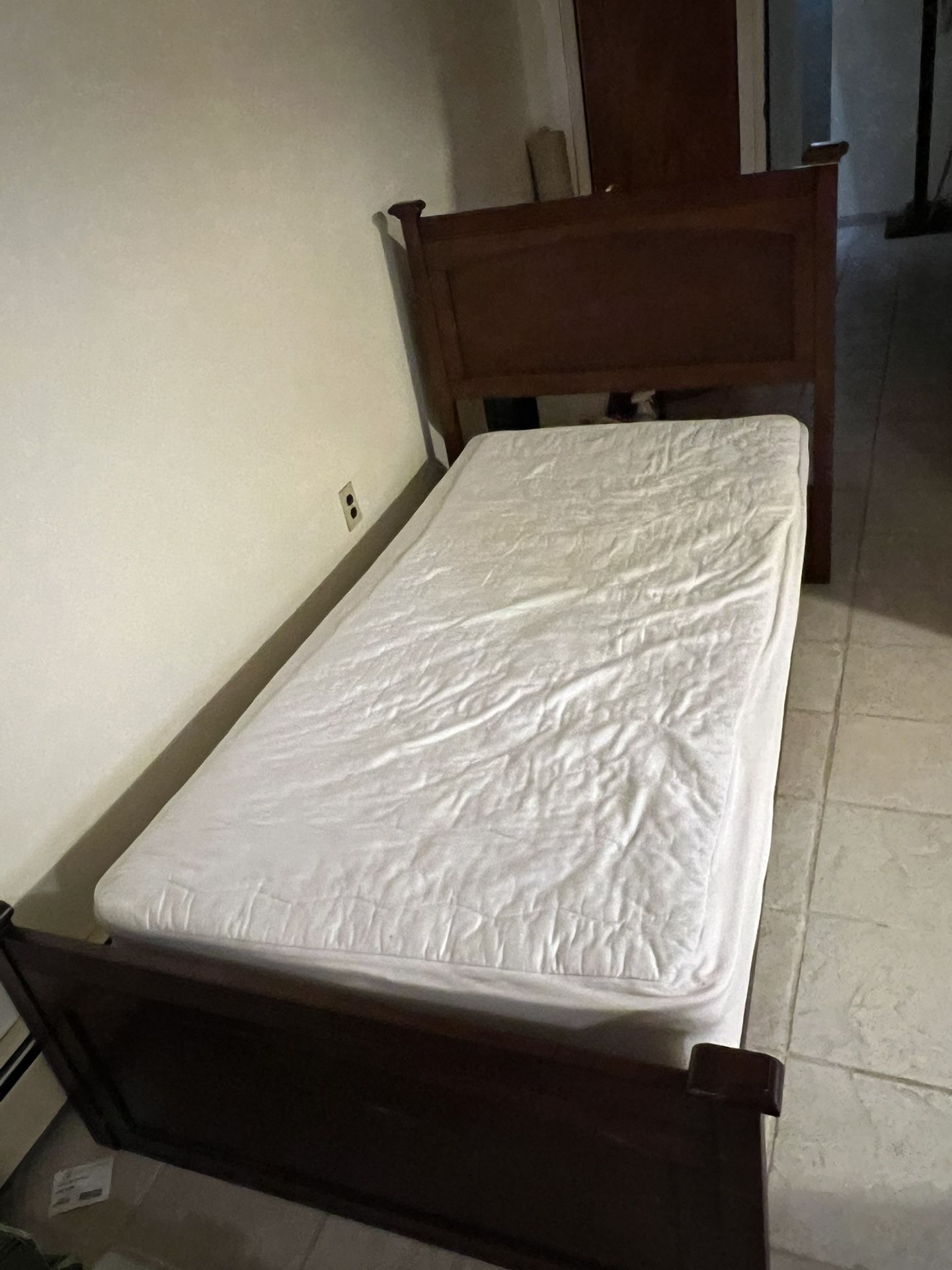 Twin Bed frame with Free Mattress