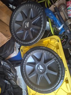 15 inch Kicker cvr subwoofers