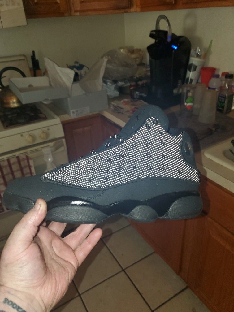 Jordan Retro Black Cat 13s New SiZE 10.5