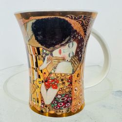 Dunoon GK Belle Epoque Gustav Klimt The Kiss Fine Bone China Mug Made England