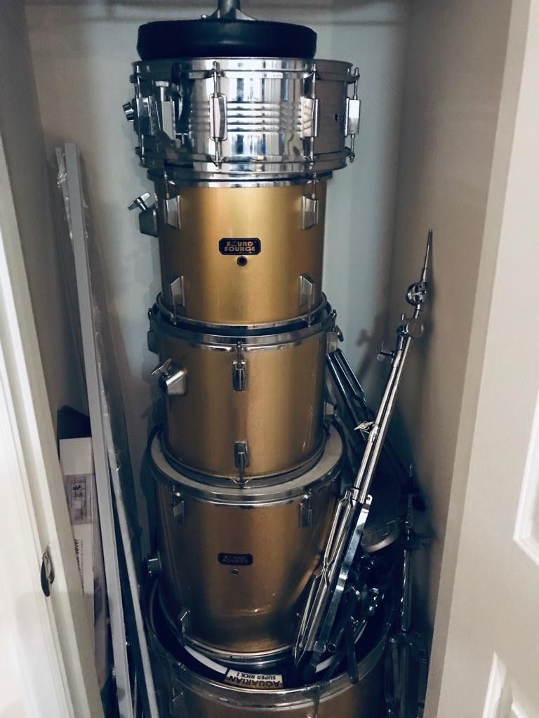 Sound Percussion Gold Drum Set