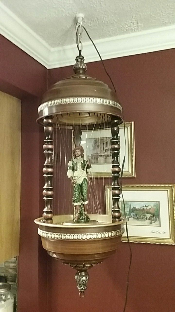 Vintage Soldier Oil Lamp