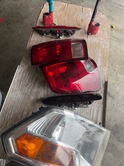 taillights and a headlight ram 2012