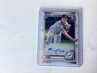 2020 Ryan Pepiot Bowman Chrome auto / RC