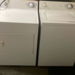 LOOK!!!  GE Washer & Electric Dryer