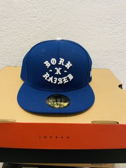 Born X Raised LA Dodgers Fitted Hat Size 7 1/2