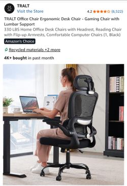 TRALT Office Chair Ergonomic Desk chair