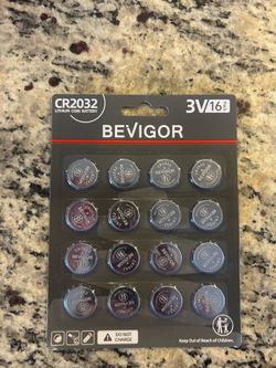 2032 lithium batteries (pack of 16)