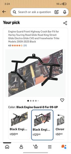 Brand new harley Touring engine guard