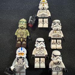 LEGO Star Wars stormtrooper Clone First Order mini Figures lot