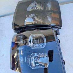 07-13 Chevrolet Silverado Headlights Luces Micas Calaveras Faros Faroles