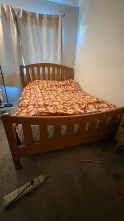 Solid Wood Full Size Bed Frame Ethan Allen