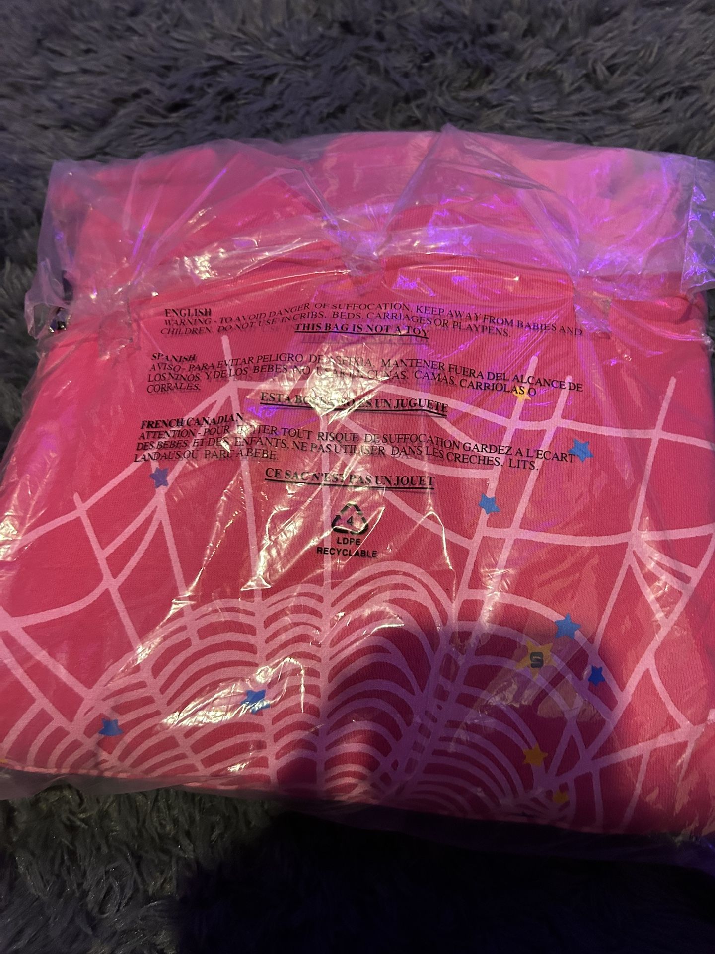 Pink Punk Spider Hoodie 