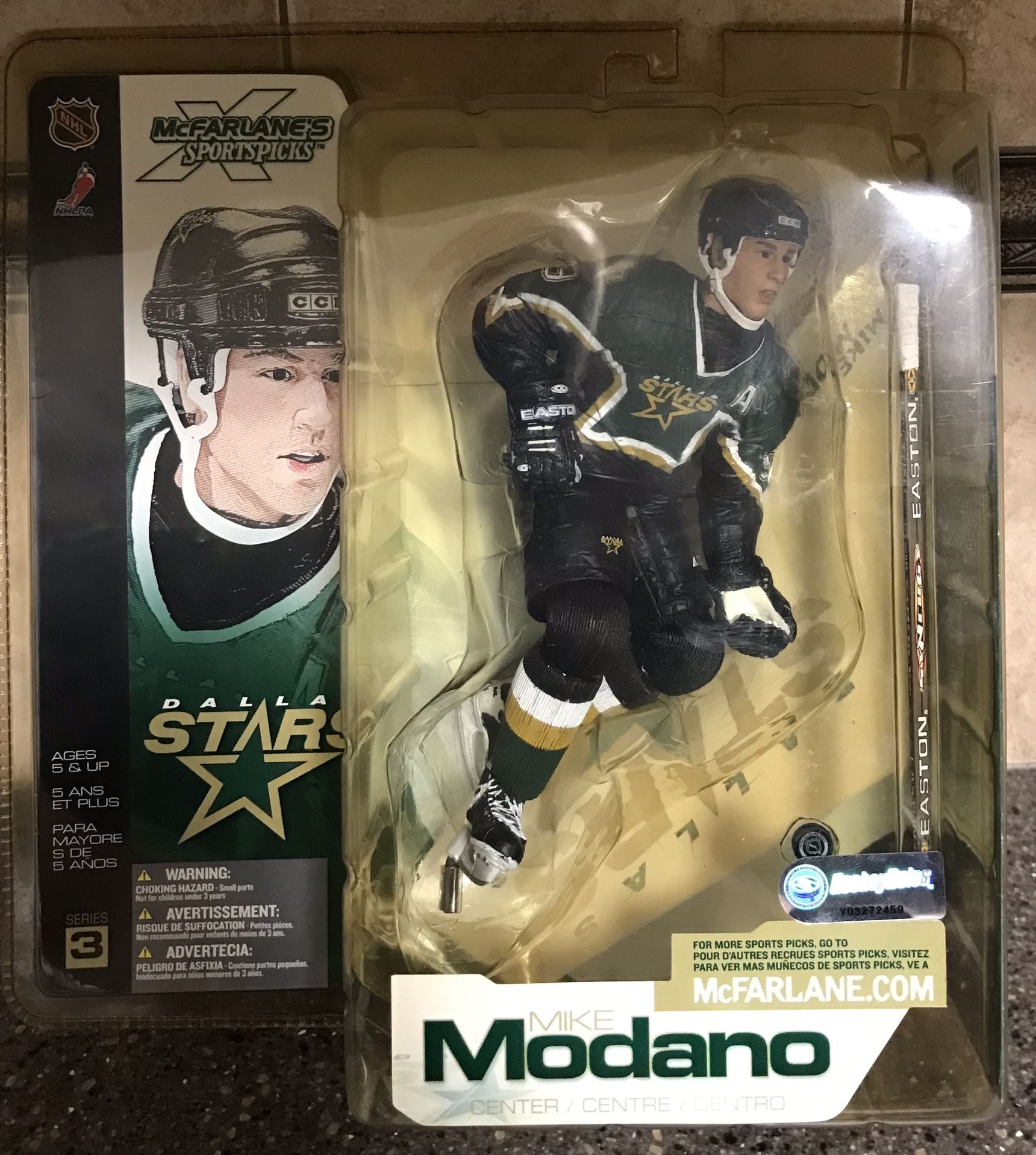 Mike Modano Ice Hockey - Dallas Stars - McFarlane Toys