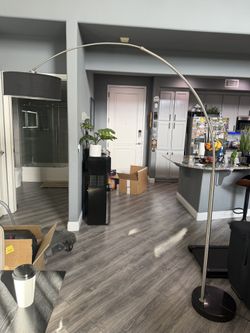 Arc floor lamp living room modern