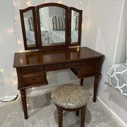 Vanity And Stool