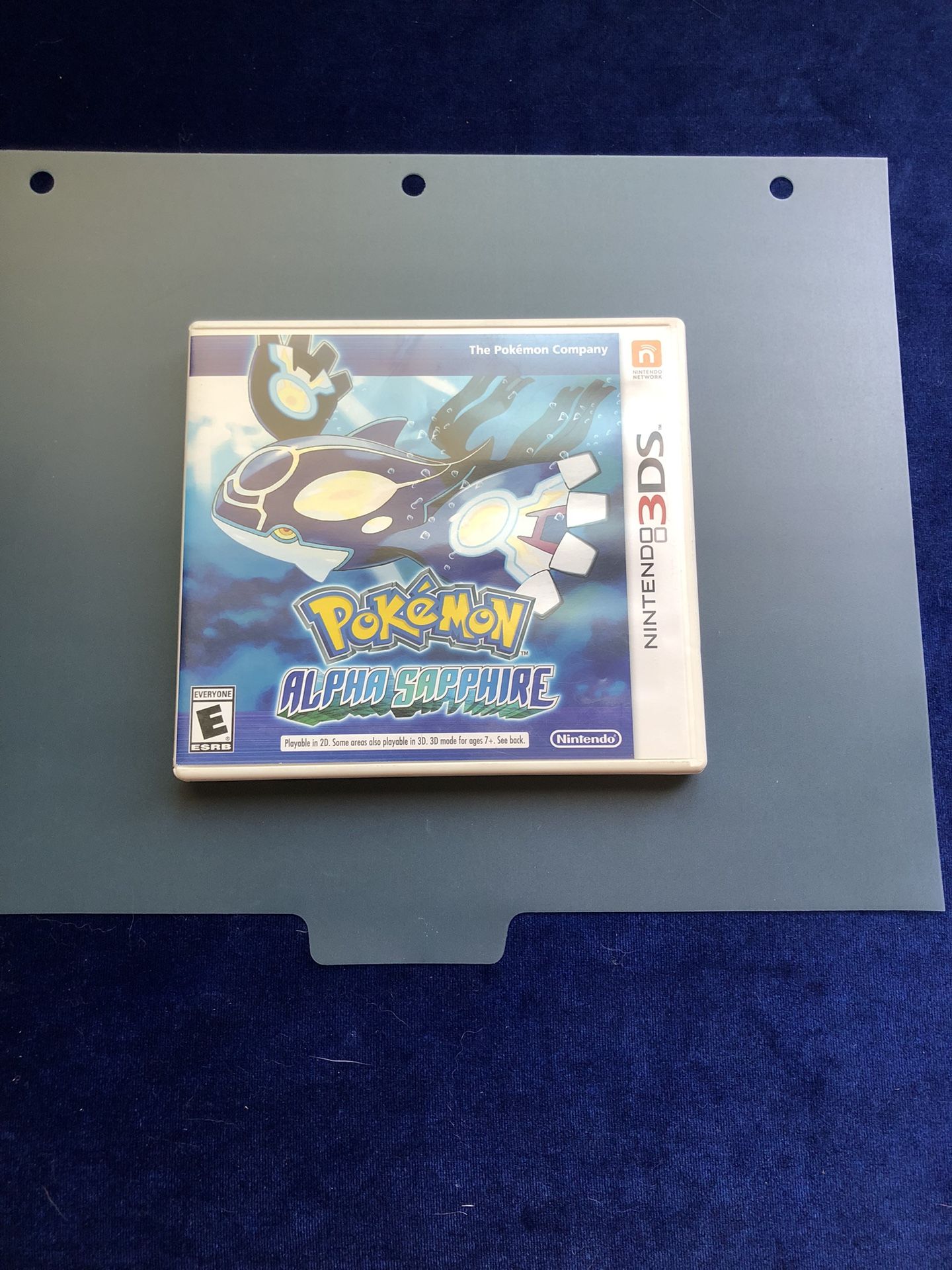 Pokémon Alpha Sapphire (Manual And Case Only!)