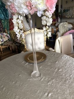 24” talk vases. Wedding decor decorations floral